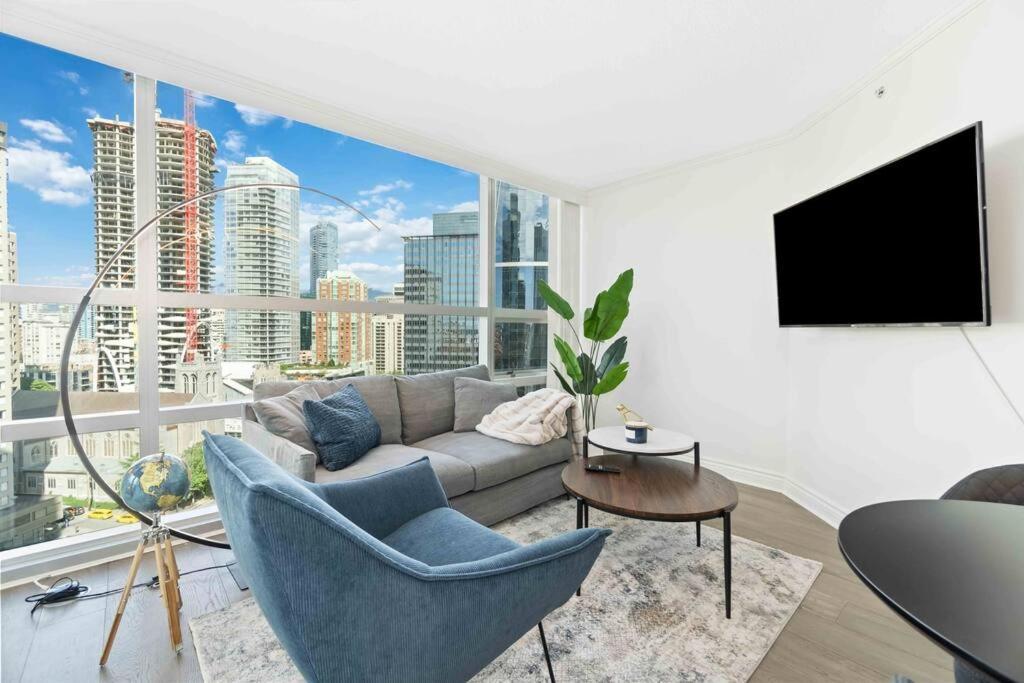 2Br Condo With Breathtaking View In Downtown! Free Parking - 6 Sleep Ванкувер Экстерьер фото